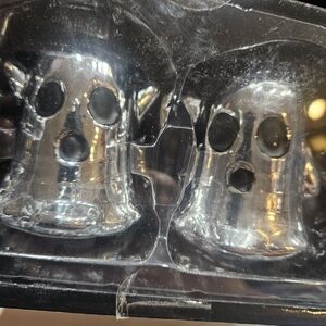 Silver Ghost Candle Holders